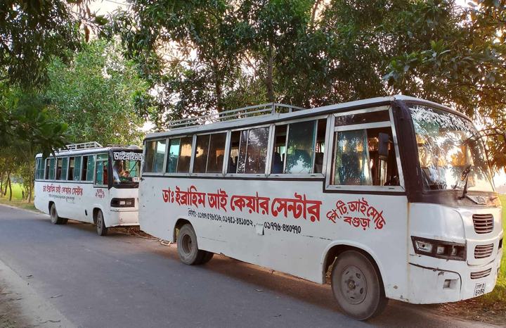 ক্যাম্প বাস পৌঁছে যায় গ্রামে গ্রামে